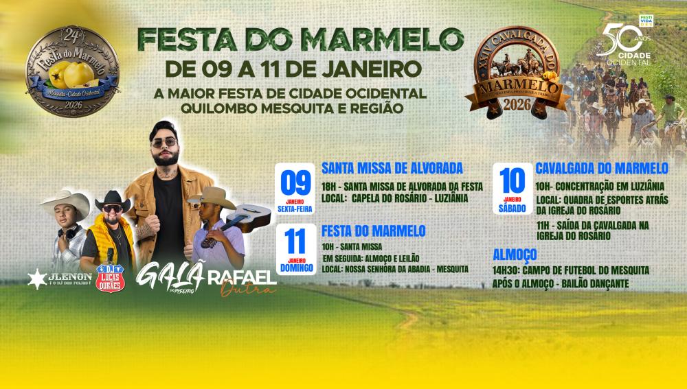 24ª Festa do Marmelo celebra a tradição e cultura em Cidade Ocidental